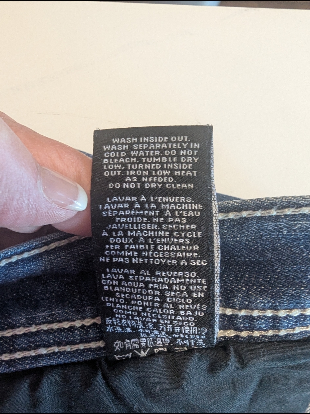 Affliction Men’s Cooper Relaxed Boot Cut Distressed Premium Biker Jeans Size 40 - Picture 16 of 16